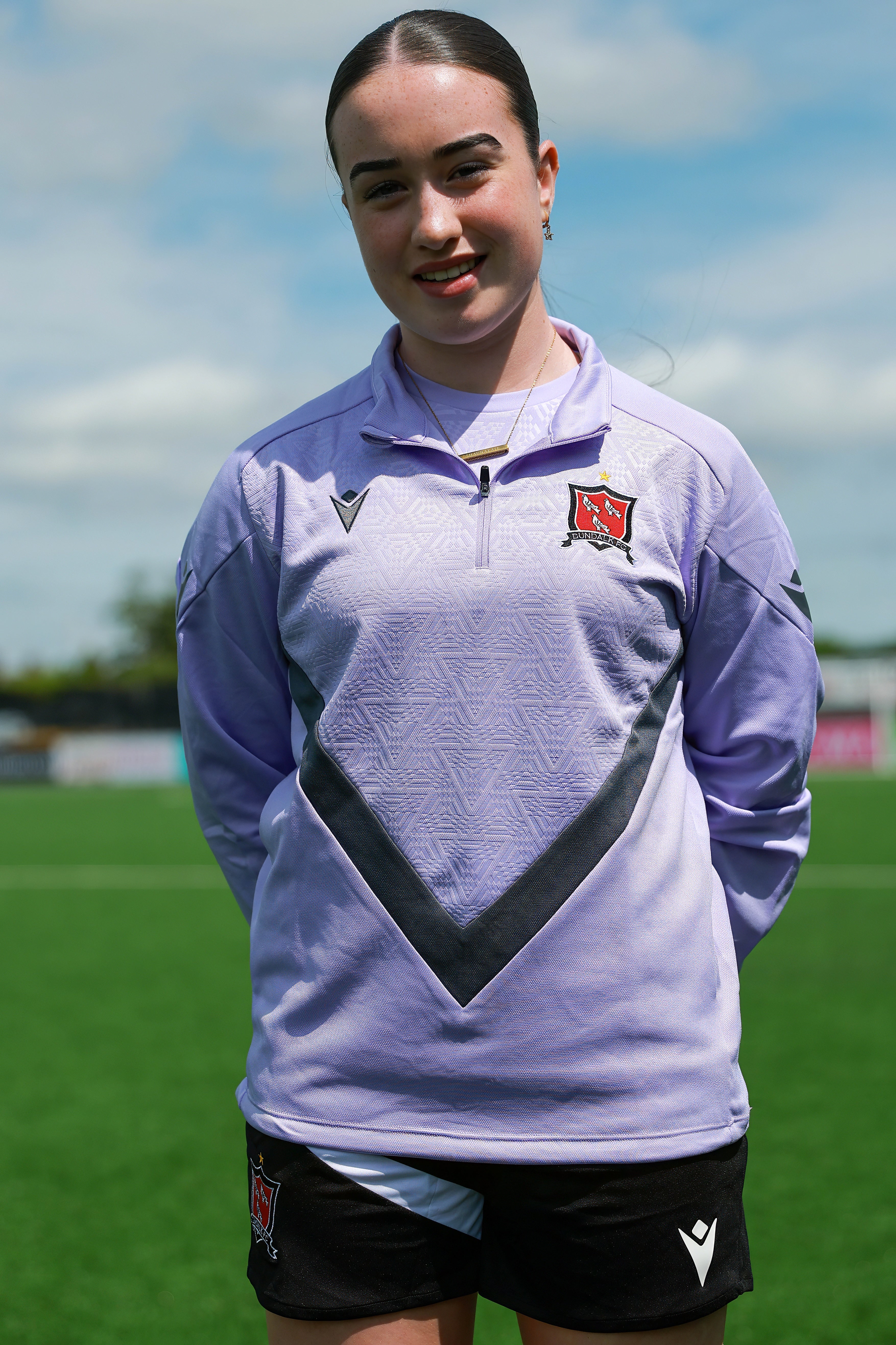Anduin 1/4 Zip Top - Adults Lilac