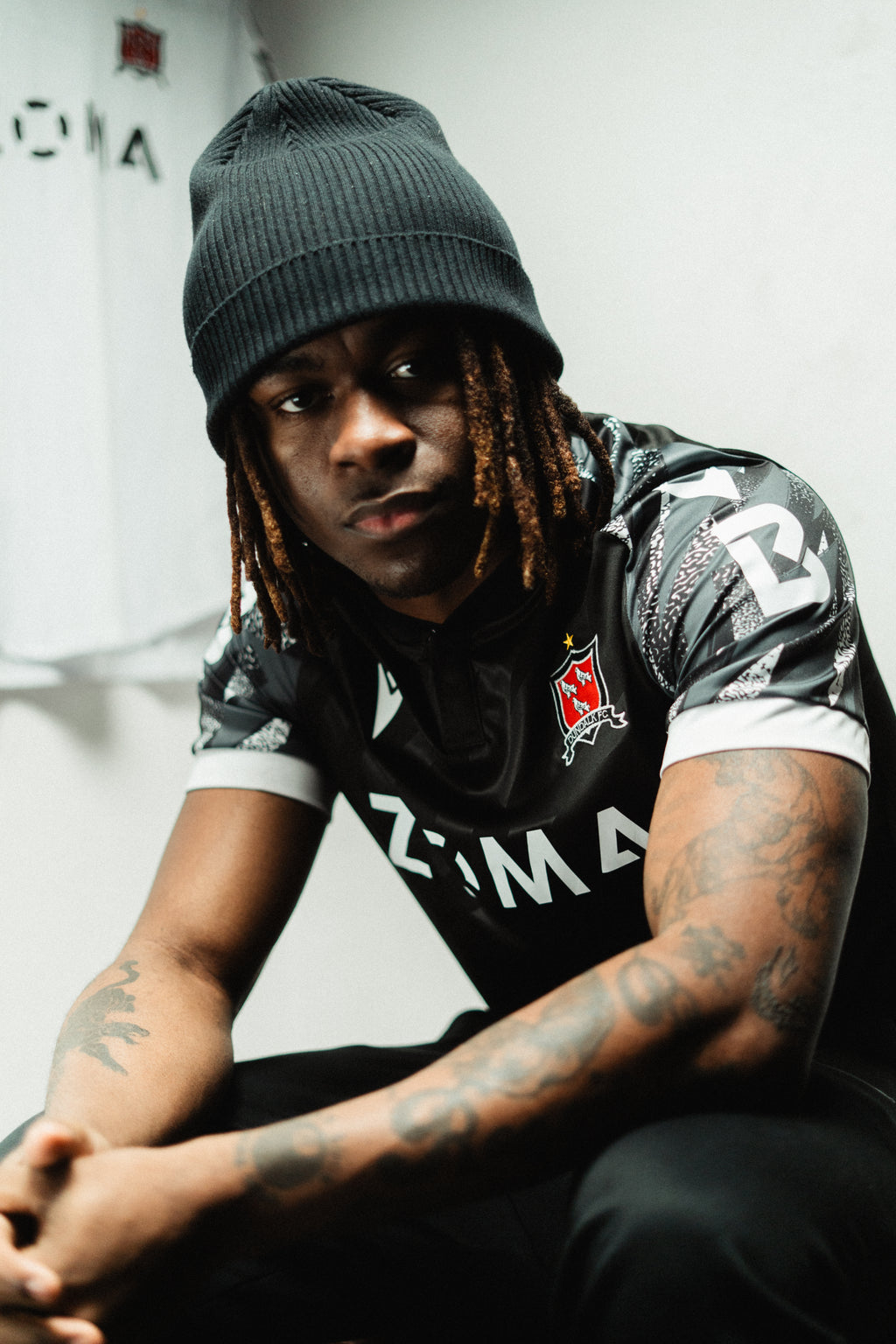 AWAY JERSEY 2026 SEASON BLK/WHT Adults