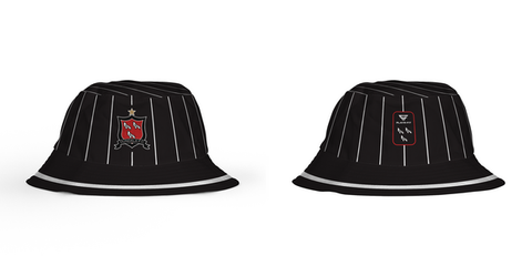 Dundalk FC Bucket Hat - Black Pinstripe