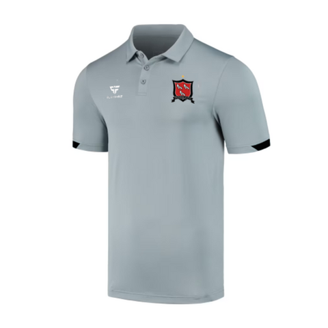 Dundalk FC Golf Polo Shirt - Adults (Grey)