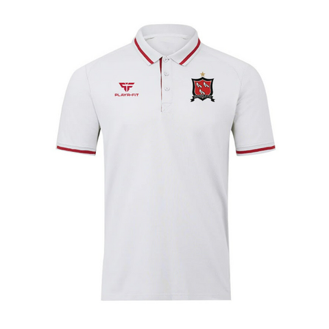 Dundalk FC Golf Polo Shirt - Kids (White)