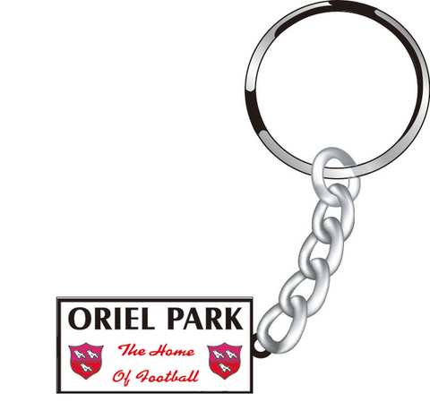 Oriel Park Sign Keyring