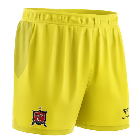 Dundalk FC Goalkeeper Shorts 2023 - Yellow - Adult